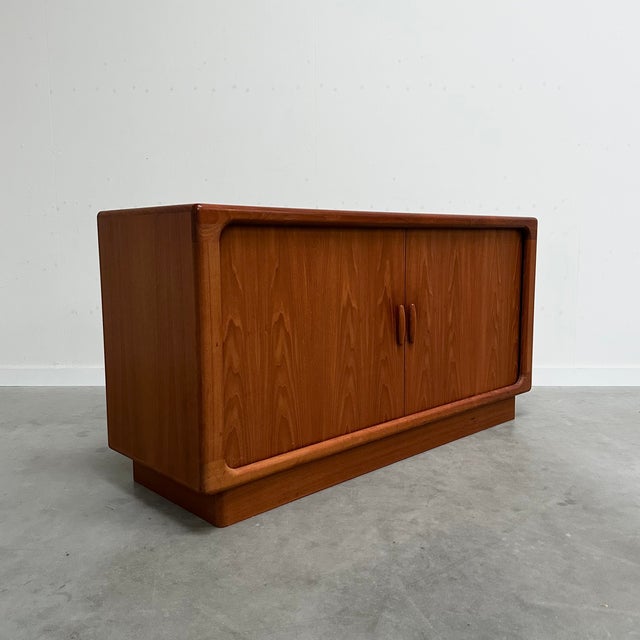 Danish Sideboard in Teak with Tambour Doors from Dyrlund, 1960s For Sale - Image 9 of 18