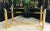 Brass Italian Brass Faux Elephant Tusk Dining Table Style After Tommaso Barbi For Sale - Image 8 of 10