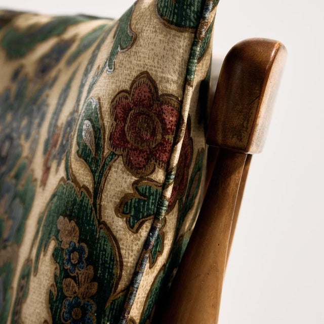 Walnut Lounge Chair by Anna-Lülja Praun, 1950s For Sale - Image 12 of 18