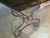 A French 1970s Wrought Iron and Brass Dining Table With Smoked Glass Top For Sale - Image 17 of 18