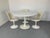 Mid-Century Space Age Tulip Dining Table in White by Arkana, 1960s For Sale - Image 4 of 12