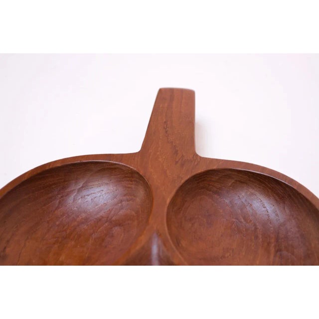 Collection of Three Vintage Teak Serving Pieces Including Designs by Laurs Jensen for Odense For Sale - Image 10 of 13