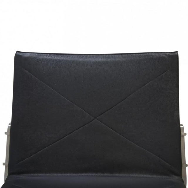 2000 - 2009 Vintage PK22 Chair in Black Aura Leather by Poul Kjærholm, 2000s For Sale - Image 5 of 13