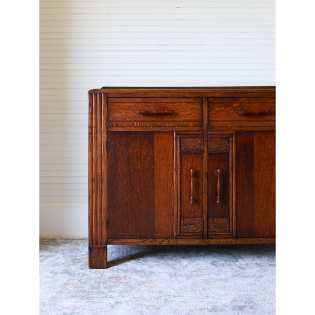 1920s -30's Art Deco Sideboard, Credenza, Drinks Cabinet For Sale - Image 6 of 17