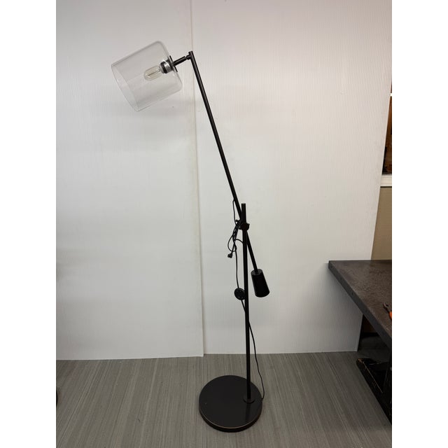 West Elm West Elm Industrial Floor Lamp For Sale - Image 4 of 12
