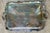 Mid 20th Century Birmingham Large Footed Silver Plate Serving Tray Etched Reticulated Raised Edge For Sale - Image 11 of 12
