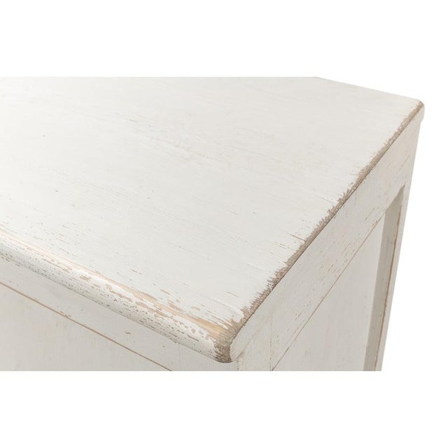 2020s Farmhouse Eight-Door Sideboard, 122" - Whitewashed Reclaimed Pine For Sale - Image 5 of 11
