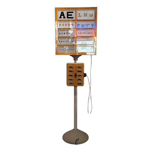 Mixed Decimal Luminous Optotype For Sale