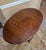 Antique English Table Drop Leaf Gateleg Barley Twist Oak Medium End Table Oval For Sale - Image 4 of 17