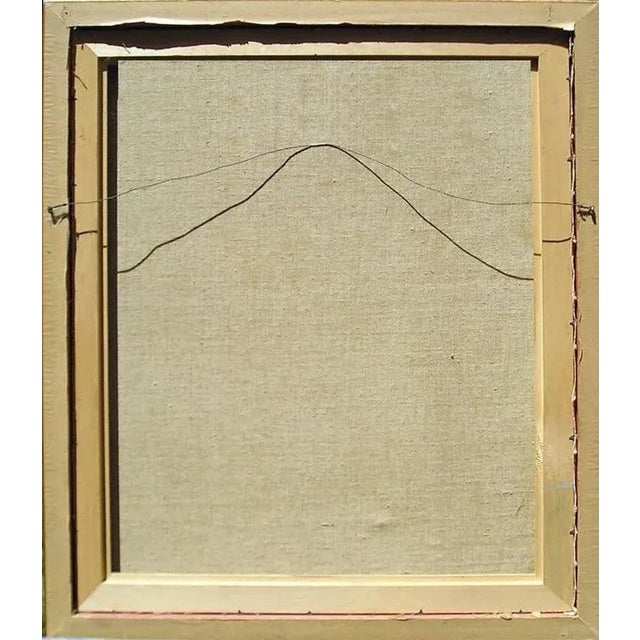 Mid 20th Century Roses Still Life Oil Painting by Virgi Cokelberghs, Framed For Sale In Monterey, CA - Image 6 of 6