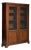 19th Century France Brown Wood Display Cabinet For Sale