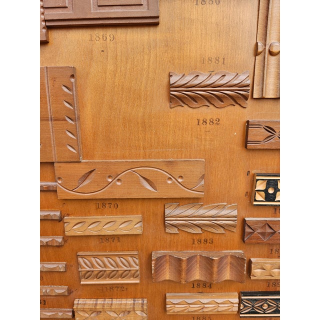 Mercantile Architectural Wood Molding Trim Display (Panel C) For Sale - Image 12 of 12