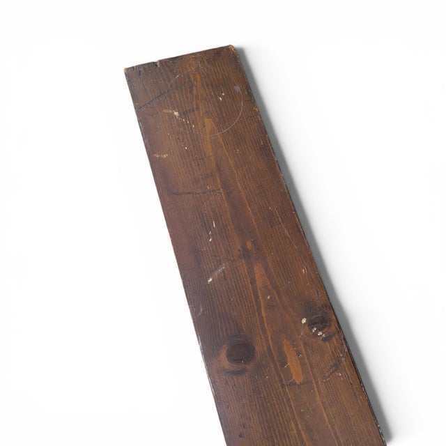Vintage Primitive Rustic Low Wood Bookcase No. 57b For Sale - Image 14 of 18