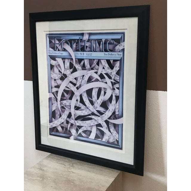 Huge Vintage Fortune Magazine Lithograph Art - June 1937 ‘Ticker Tape’ by Antonio Petruccelli For Sale - Image 4 of 11