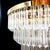 Gold Vintage Murano Chandelier, 1970s For Sale - Image 8 of 9