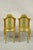 Late 20th Century Vintage French Louis XV Style Gold Giltwood Carved Boudoir Side Chairs - A Pair For Sale In Philadelphia - Image 6 of 10