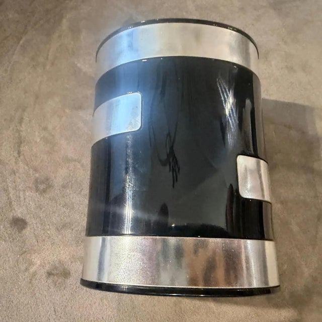 21st Century Black and Silver Bangle Bracelet the Fendista by Fendi Rome For Sale - Image 13 of 14