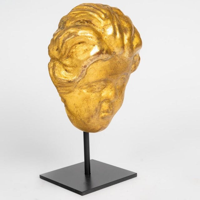 Italian Artist, Sculpture of a Cherubs Head, 18th Century, Wood For Sale - Image 4 of 6