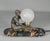 French Art Deco Lamp with Lady and Glass Globe Shade, 1920s For Sale - Image 10 of 16