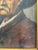 Wood Original Antique European Moody Oil Portrait Painting of Gentleman in Hat Circa 1937 For Sale - Image 7 of 12