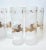 Libbey Cavalcade Collins Glasses - Set of 8 Fantastic mid century glasses from Libbey, with gold & white horses and leaves...