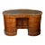 Fine Early Victorian Burl Walnut Kidney Shaped Desk For Sale