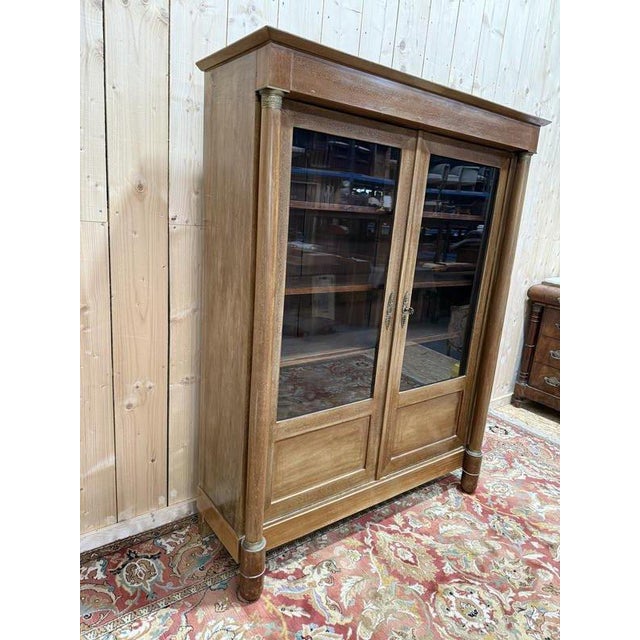 Empire Style Display Cabinet in Mahogany For Sale - Image 6 of 8