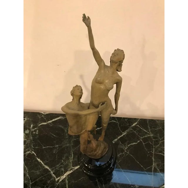 Tuan Nguyen "Destiny" Signed Sculpture on Marble 30/100 For Sale - Image 12 of 13