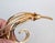 White Vintage 1950s Signed Napier Goldtone Faux-Pearl Flower Brooch For Sale - Image 8 of 9