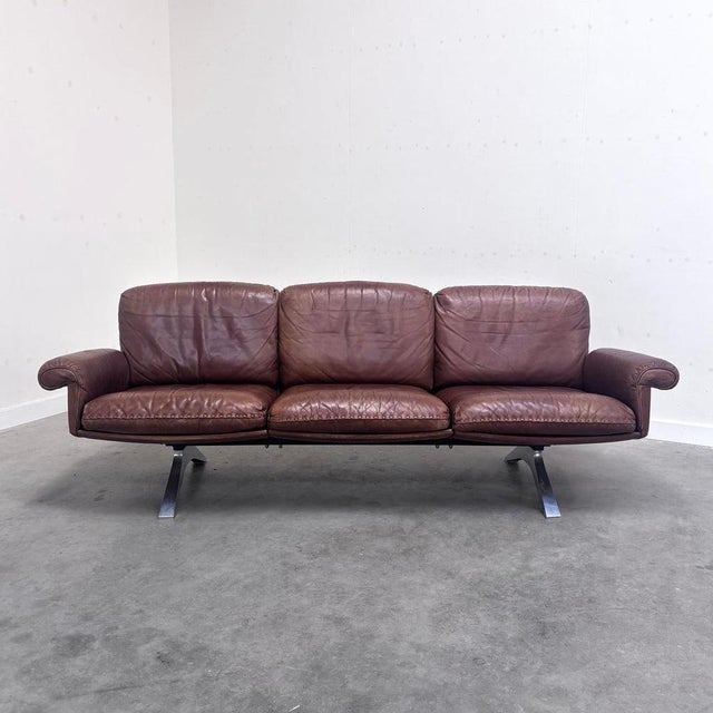 DS31 Sofa in Cognac Leather from de Sede, 1970s For Sale - Image 4 of 15