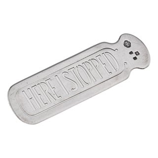 Antique Victorian Silver Bookmark by J. Batson & Son, 1899 For Sale