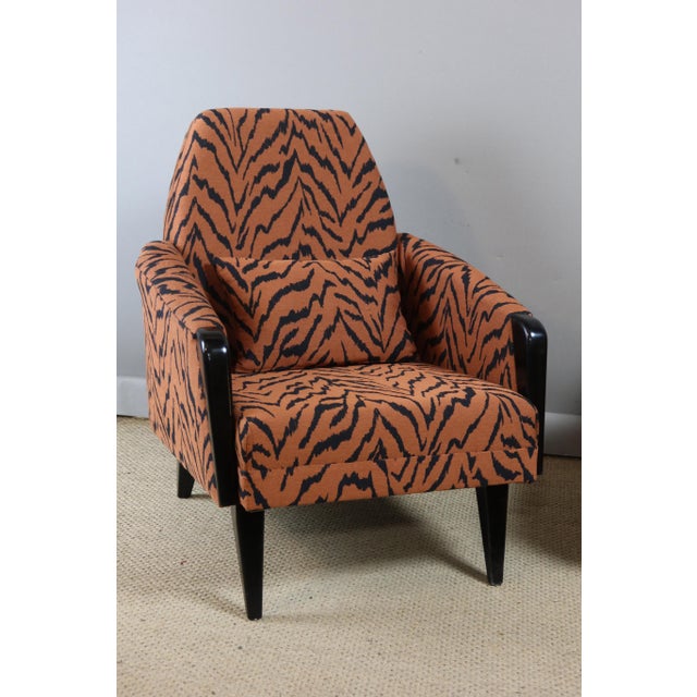 Textile 20th Century Armchair, 1940s, Set of 2 For Sale - Image 7 of 12
