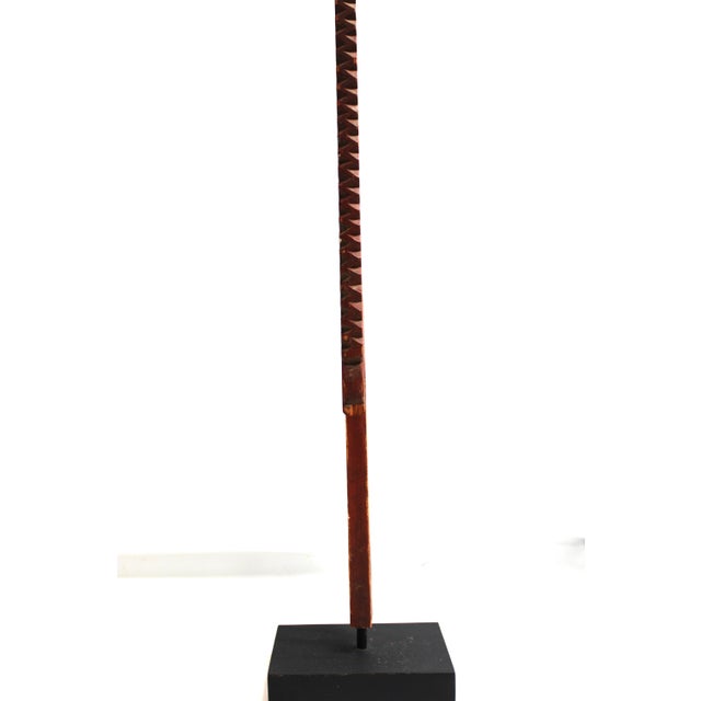 Folk Art Weavers Distaff Item B. For Sale - Image 4 of 11