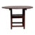 Vintage Folk Art Style Painted Round Flip-Top Dining Table For Sale
