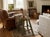 Rustic Bold Distressed Light Sage Green 4 Legs Wood Stool Side Table Stand For Sale - Image 14 of 15