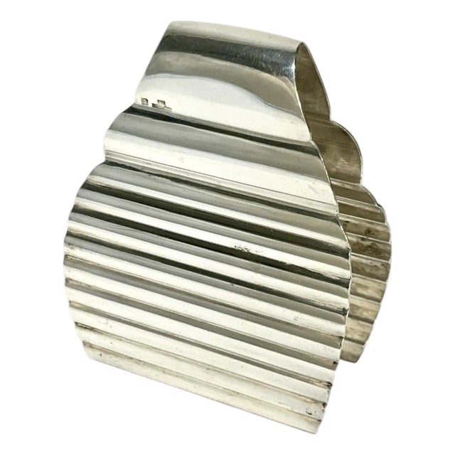 Vintage Art Deco Christofle Silver Plate Asparagus Tongs by Luc Lanel For Sale