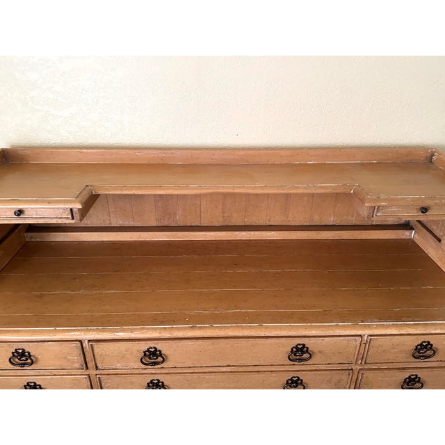 Rustic European Bausman & Co. Bench-Made Buffet W/Removable Top Shelf For Sale In Palm Springs - Image 6 of 12