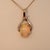 Ethiopian Opal Pendant With Natural Diamond Accents in Solid 14k Gold, 10x8mm For Sale - Image 4 of 7