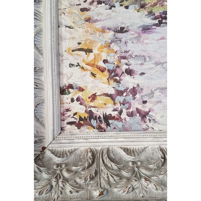 Saumoy, Landscape Composition, Oil on Canvas, Framed For Sale - Image 4 of 6