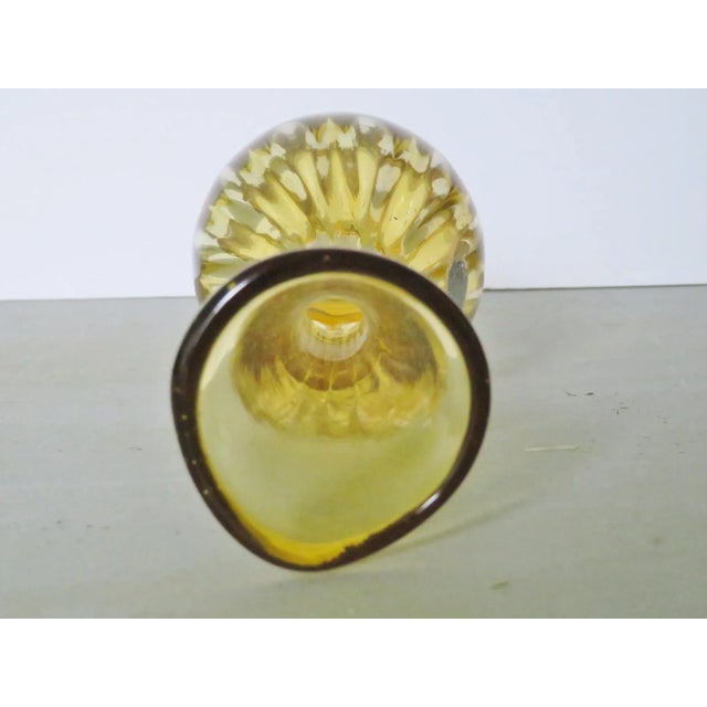 Mid 20th Century Blenko Modern Yellow Art Glass Vase For Sale In Philadelphia - Image 6 of 8