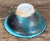 Ceramic Studio Pottery Turquoise Glazed Stoneware Bowl Signed O’Malley For Sale - Image 7 of 8