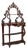 Italian Walnut Shelf from Luigi Filippo, 1800s For Sale