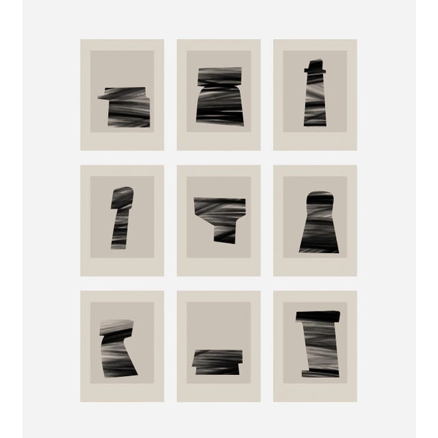 Abstract Figure Giclee Prints - Set of 9 For Sale - Image 4 of 4