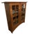Stickley Mission Collection Harvey Ellis Inlaid Oak Bookcase For Sale
