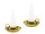 Brass and Opaline Glass Bedside Table Lamps in the style of Arreduloce, 1940s, Set of 2 For Sale - Image 14 of 14