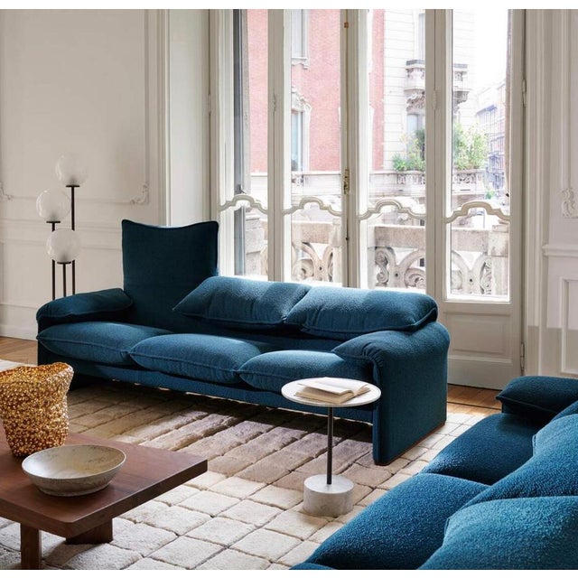 Maralunga Two-Seater Sofa by Vico Magistretti for Cassina For Sale - Image 12 of 15