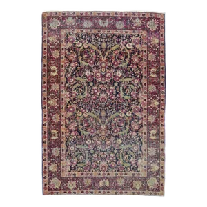 Antique Lavar Kerman Rug 4'6'' X 6'7''