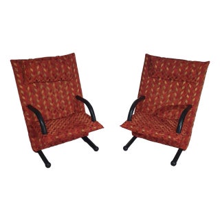 Postmodern T-Line Armchairs from Burkhard Vogtherr, Set of 2 For Sale