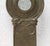 French Mid 20th Century Thin Bronze Figural Keyhole 9 In. Door Back Plate For Sale - Image 3 of 5