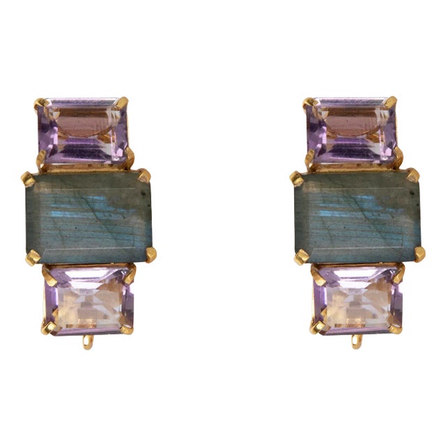 Annette Studs, Grey, Pierced For Sale